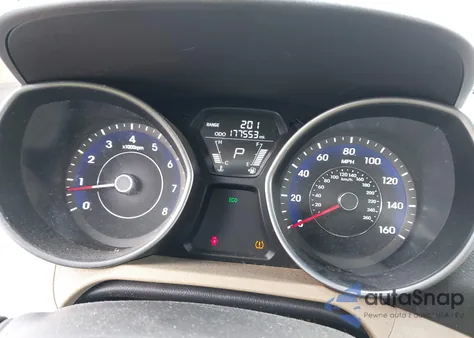 2013 Hyundai Elantra Gls z USA, uszkodzony, nr VIN 5NPDH4AE7DH411626